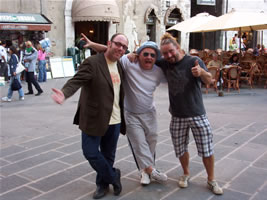 Adam Levy, Darren Poyzer and Allessio Giottoli, Perugia, Italy, September 2006